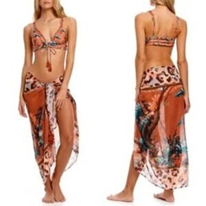 Agua Bendita Pavana Marine Pareo Sarong One Size